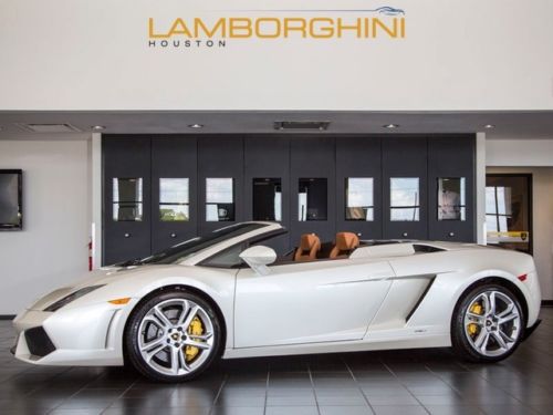 2010 lamborghini lp560-4 gallardo spyder e gear nav bluetooth q citura baloon