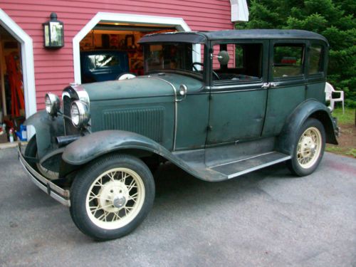 1930 ford model a barn fresh, original sedan