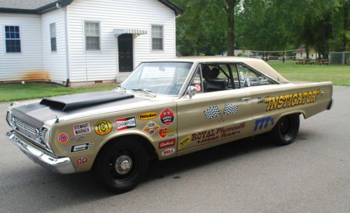 1966 66 plymouth satellite ro23 super stock clone 451 stroker rat rod gasser