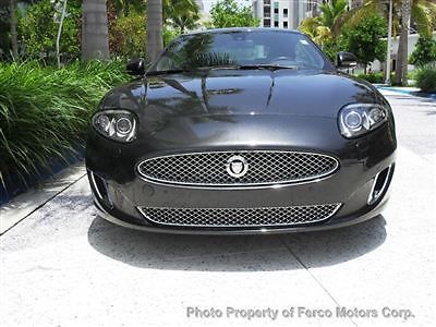 2013 jaguar xk clean carfax 1 owner, full factory warranty,florida car,blk/blk