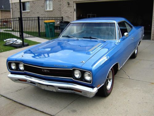 Beautiful total #s matching 1969 gtx 2 door hardtop - 440 v8  -  41,102 miles