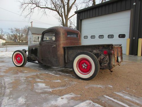 1936 ford pickup truck rat rod hot rod finished interior chopped channeled 1935