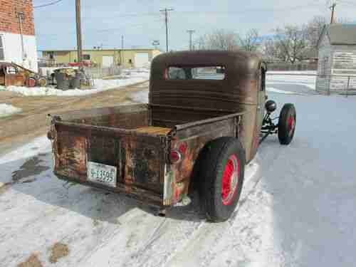 1936 Ford Pickup truck rat rod Hot rod finished interior chopped channeled 1935, US $18,000.00, image 11