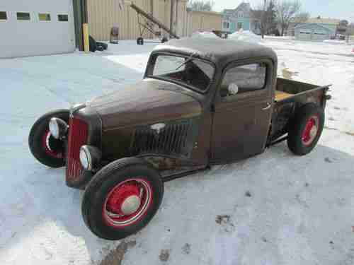 1936 Ford Pickup truck rat rod Hot rod finished interior chopped channeled 1935, US $18,000.00, image 16