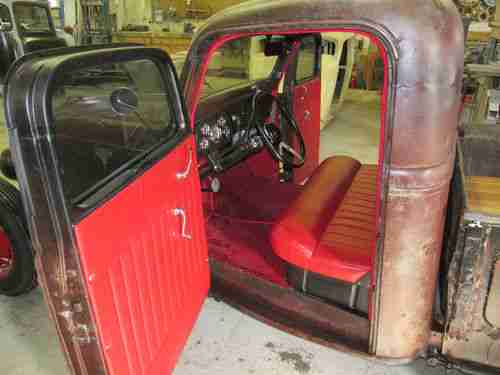 1936 Ford Pickup truck rat rod Hot rod finished interior chopped channeled 1935, US $18,000.00, image 17