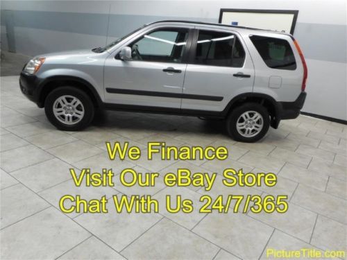 04 cr-v ex awd all wheel drive sunroof carfax certified we finance texas