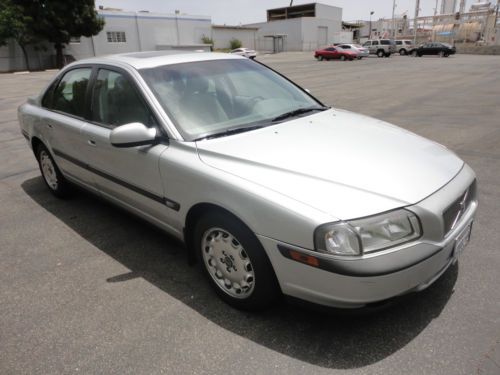 2000 volvo s80 4dr 2.9 ltr auto cold a/c calif car no rust no reserve !!!