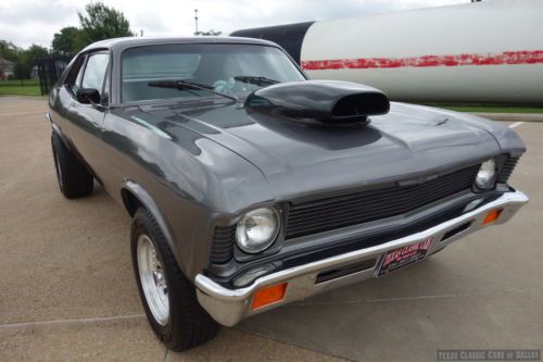 1972 chevy nova 720hp dynoed isky voodo roller 468 rat! richmond super t-10 4spd