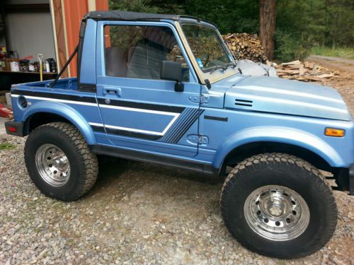 Suzuki samuri 4 x 4 rock crawler lifted convertible