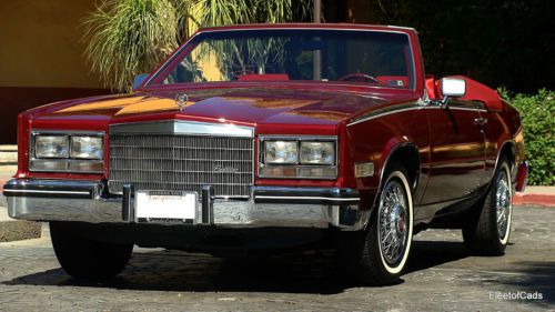 1985 cadillac eldorado biarritz convertible, 30k miles, no reserve!