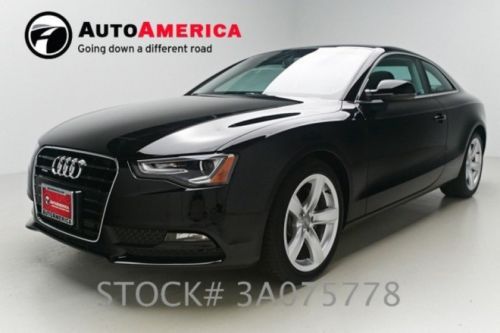 2013 audi a5 quattro 2.0t prem plus 5k  low miles 6speed leather one 1 owner