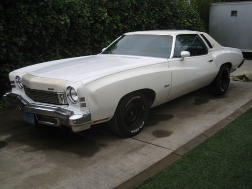 Original 1973 chevy monte carlo pre smog hot rod