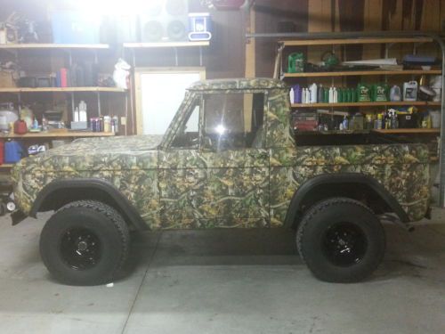 1969 ford bronco half cab