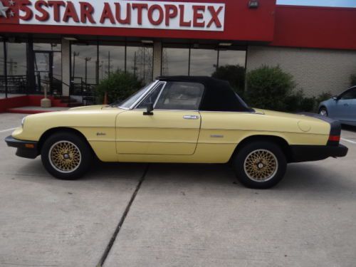 No reserve!!!  1988 alpha romeo spider graduate  no reserve