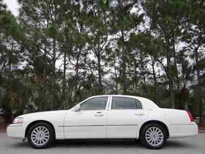 2004 LINCOLN TOWN CAR SIGNATURE NO RESERVE LOW 66K MILES PERFECT COLOR  FLORIDA, image 5