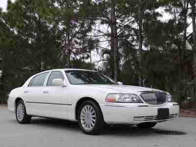 2004 LINCOLN TOWN CAR SIGNATURE NO RESERVE LOW 66K MILES PERFECT COLOR  FLORIDA, image 7