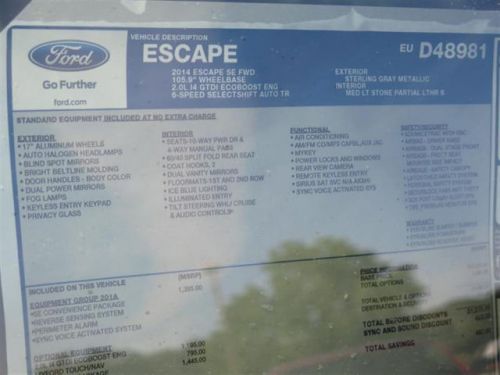 2014 ford escape se