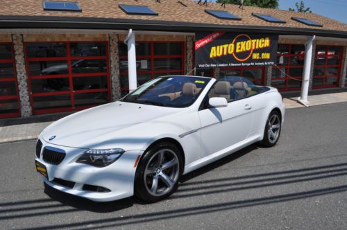 2008 bmw 650i convertible v8  navigation premium package extended leather
