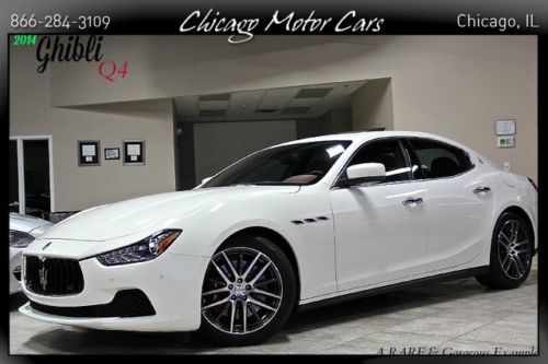 2014 maserati ghibli s q4 sedan $88k+msrp sport pack luxury package loaded $$$$