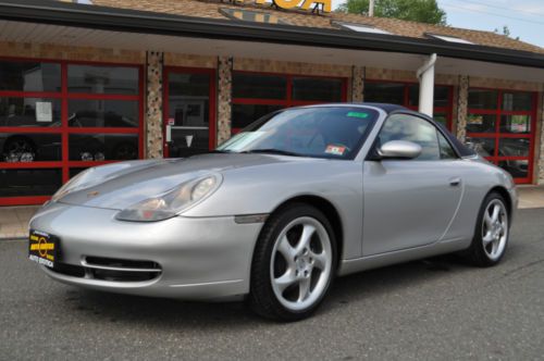 2000 porsche 911 carrera convertible silver low mileage new top