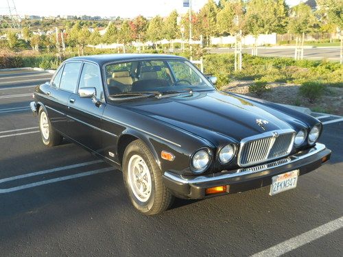 1987 jaguar xj6 vanden plas from california, 2-owners, low miles, low reserve