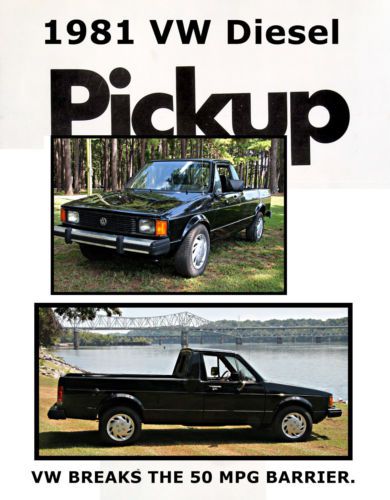 1981 vw rabbit diesel pickup truck