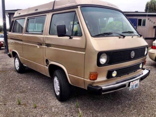 1985 vw vanagon westfalia  - subaru engine! rust free - ready for adventures!