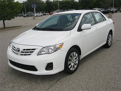 4dr sedan automatic le toyota corolla low miles gasoline 1.8l dohc sfi 16-valve