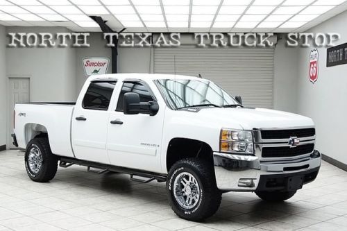 2008 chevy 2500hd diesel 4x4 lt1 leather crew cab texas truck