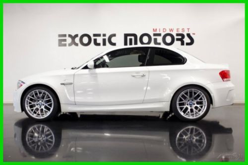 2011 bmw 1 series m, alpine white on black, 23k miles, rare!!! only $59,888!!!