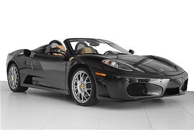 2007 ferrari 430 spider black with beige interior