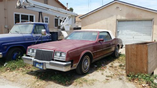 1982 buick riviera limited edition convertible 2-door 4.1l