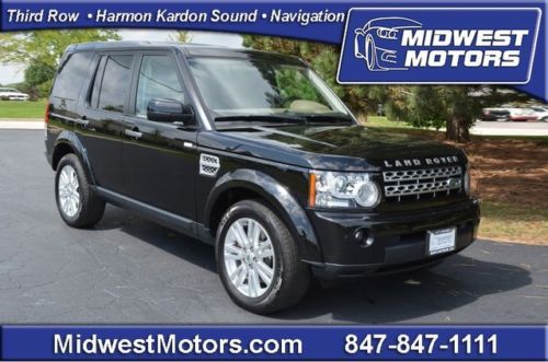 2011 land rover lr4 hse luxury pkg black certified rear dvd navigation 12 13 lr3