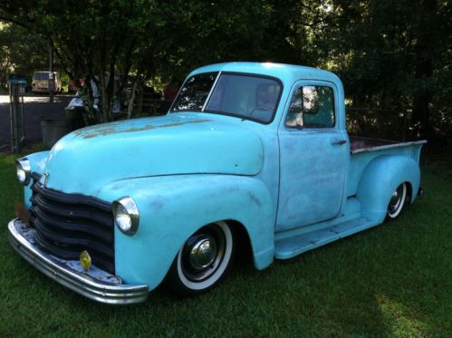 1951 chevy truck ratrod, cool patina, lowered, daily driver