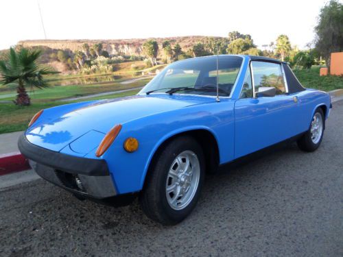 Porsche 914, 1972 amazing find - convertible - made in west germany