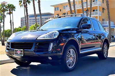 &#039;08 cayenne, black/black, books and keys