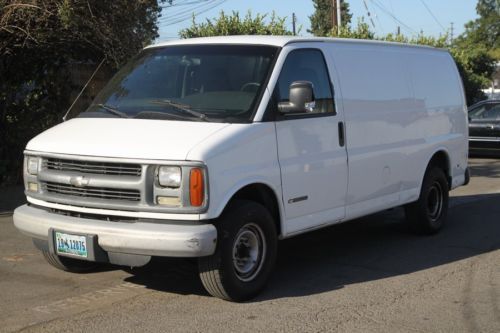 2002 chevrolet express 3500 cargo van automatic 8 cylinder  no reserve