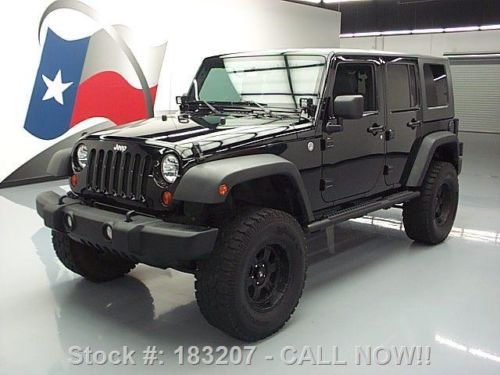 2010 jeep wrangler sport 4x4 4-dr hardtop lifted 37k mi texas direct auto