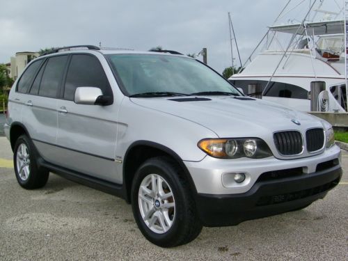 Mint!! 1 owner, clean hist!! bmw x5 3.0i!! prem pkg!! pano roof!! south fl car!!