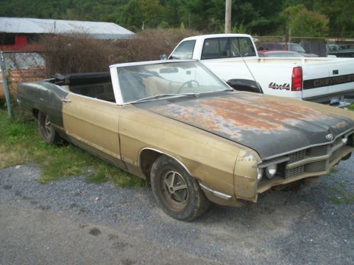 1969 ford galaxie convertible 429 thunderjet