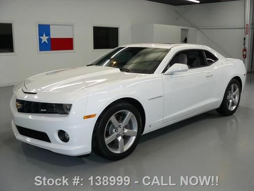 2010 chevrolet camaro ss sunroof htd leather spoiler 8k texas direct auto