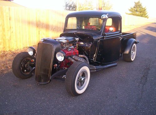 1936 ford rat rod truck, hot rod