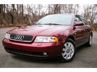 2001 audi a4 2.8 quattro awd super low 63k miles leather bose auto garaged