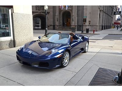 2008 ferrari f430 spider tdf blue f1 loaded car ready for summer!!