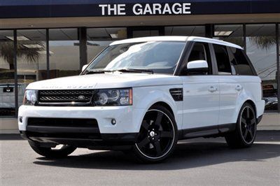 2013 land rover range rover sport hse 5.0l 375hp v8, fuji white, 22" wheels,navi