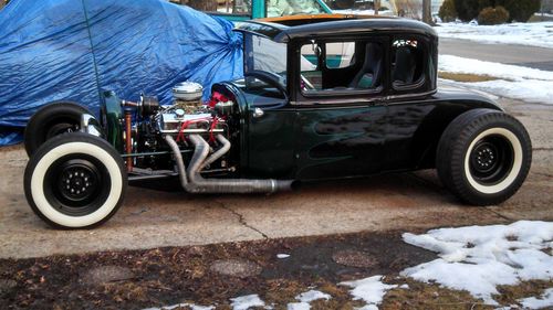 1931 ford model a coupe, hot rod, rat rod, strret rod