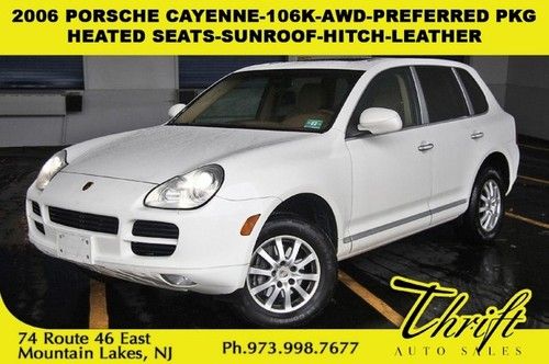 06 porsche cayenne-106k-awd-preferred pkg-heated seats-sunroof-hitch-leather