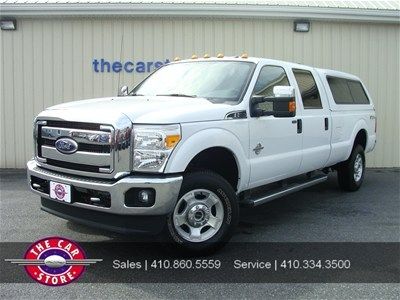 2011 ford f-350 xlt **one owner!** 6.7l diesel+cap+fx4!