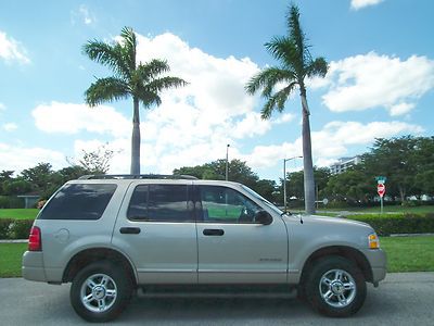 2004 ford explorer xlt 2wd  aqtan with tan leather seating. no rust floirida car