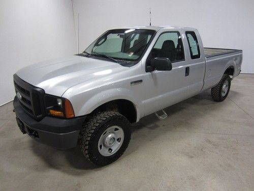 06 ford f250 5.4l triton v8  auto 4x4 ext cab long bed  xl 1 owner  80 pics